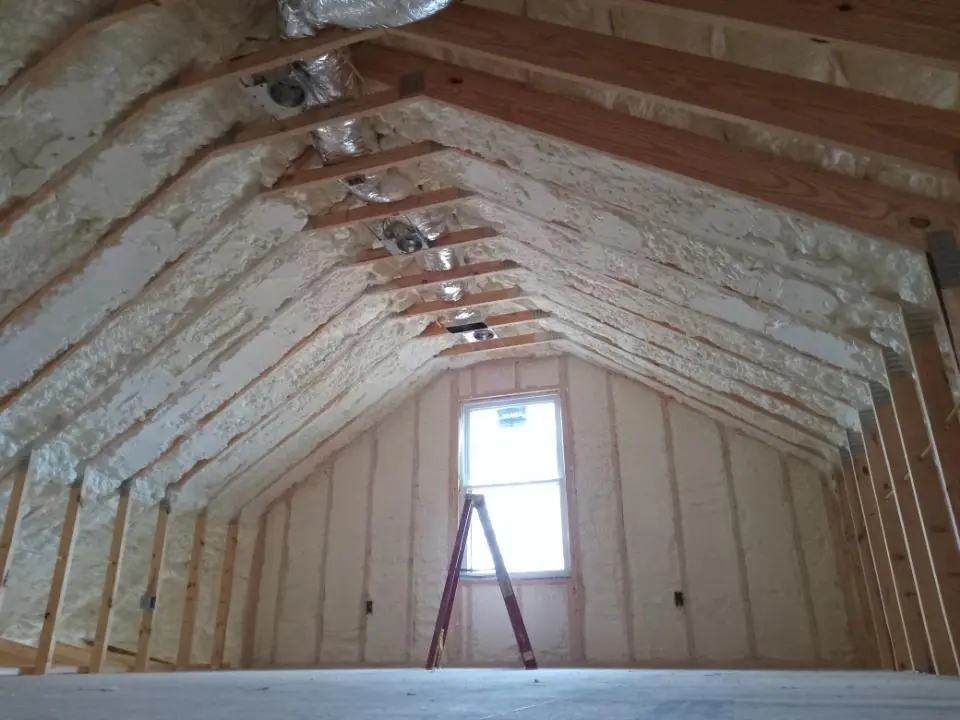 Spray foam roofing application for Crawl Space Insulation project in Incline Village